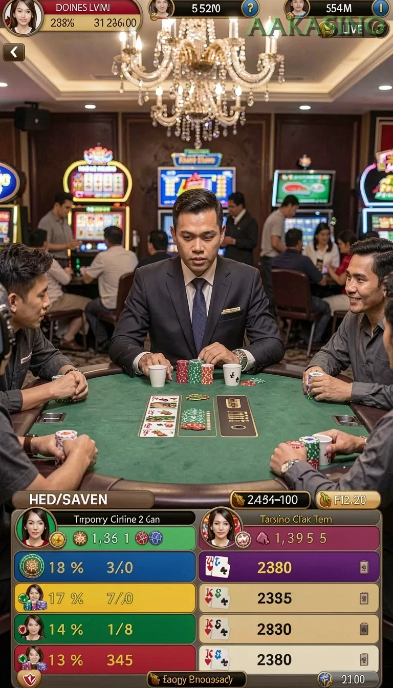 Pratinjau antarmuka aakasino — aplikasi APK resmi Android v2.5.6